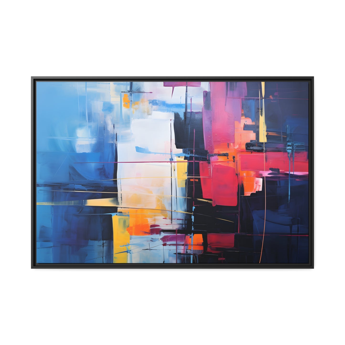 Framed Canvas' artwork Abstract Art Framed Painting