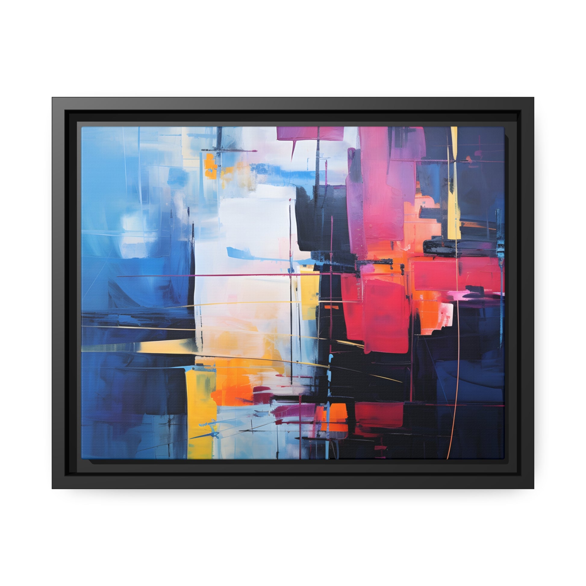 Framed Canvas' artwork Abstract Art Framed Painting