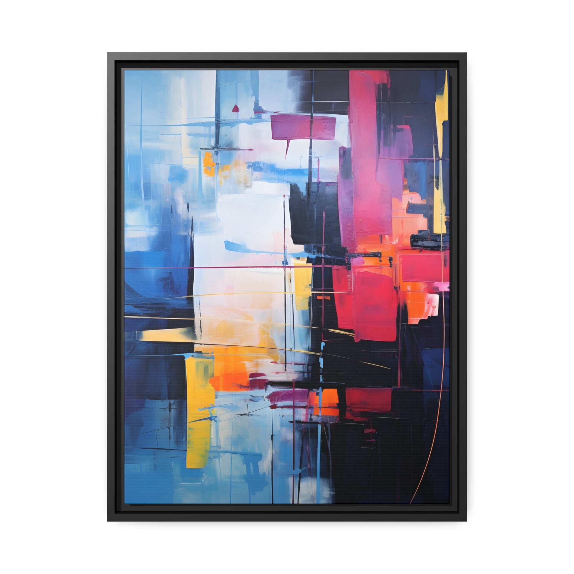 Framed Canvas' artwork Abstract Art Framed Painting