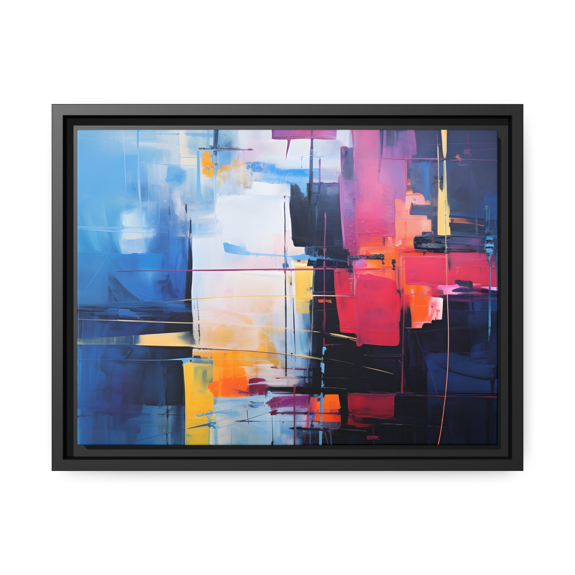 Framed Canvas' artwork Abstract Art Framed Painting