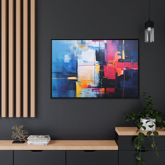 Framed Canvas' artwork Abstract Art Framed Painting