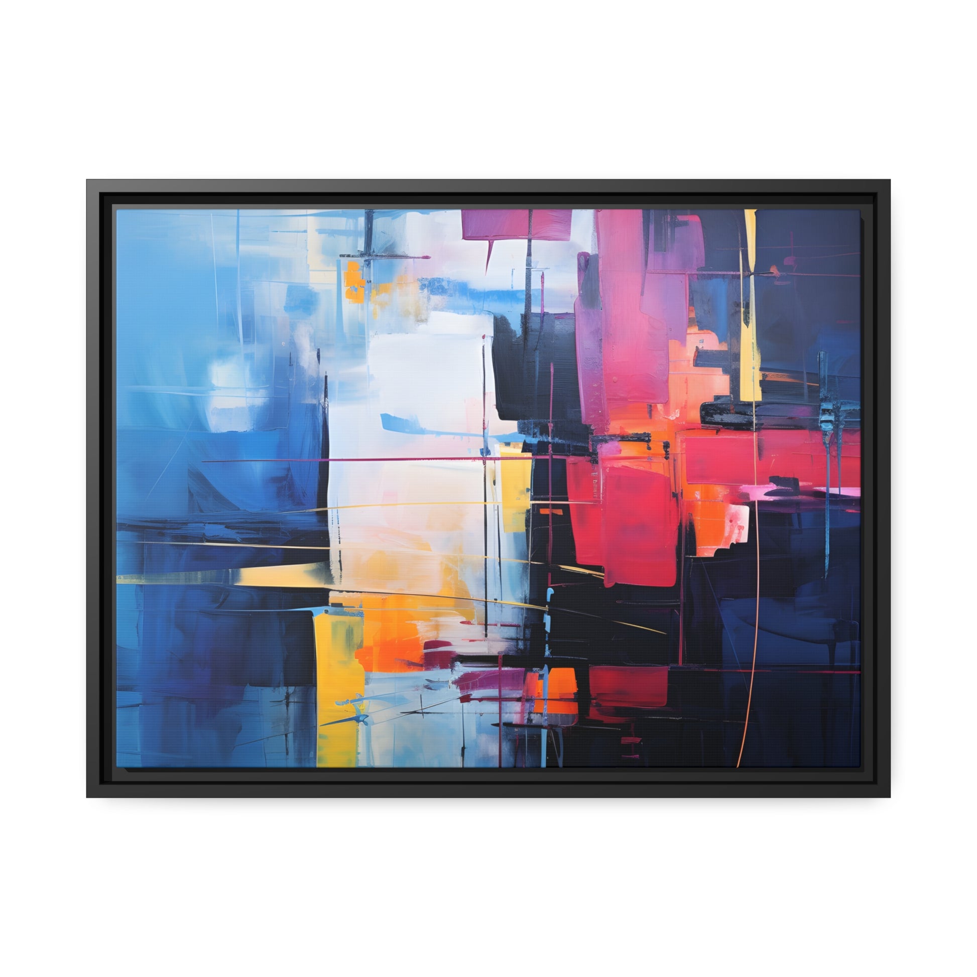 Framed Canvas' artwork Abstract Art Framed Painting